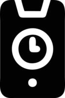 Clock icon symbol design image. Illustration of the alarm watch time isolated vector image. EPS 10