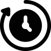 Clock icon symbol design image. Illustration of the alarm watch time isolated vector image. EPS 10