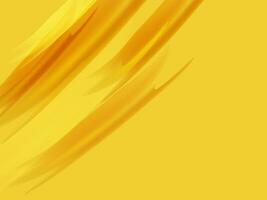 Yellow abstract wave design pattern background. vector