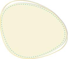 Flat style sticker, tag or label design. vector