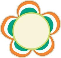 Vector illustration of flap flower.