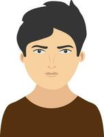 Young boy character. vector