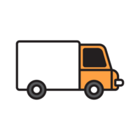 un camion cargaison icône png