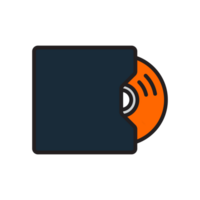 ilustración de un discos compactos cubrir png