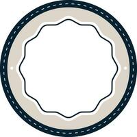Circle Badge Element vector
