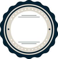Circle Badge Element vector