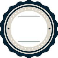 Circle Badge Element vector