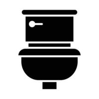 Toilet Vector Glyph Icon For Personal And Commercial Use.