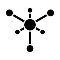 Network Vector Glyph Icon For Personal And Commercial Use.