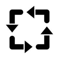 Sync Vector Glyph Icon For Personal And Commercial Use.