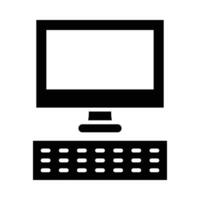 Computer Vector Glyph Icon For Personal And Commercial Use.