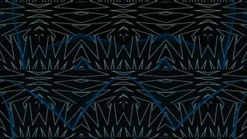 Abstract kaleidoscope animation effect video
