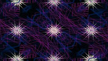 Abstract kaleidoscope animation effect video