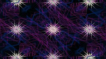 Abstract kaleidoscope animation effect video