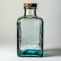 Unique glass bottle photo