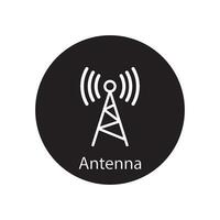 antenna icon vector