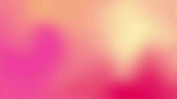 Animated gradient motion background with pink, light yellow color combinations video