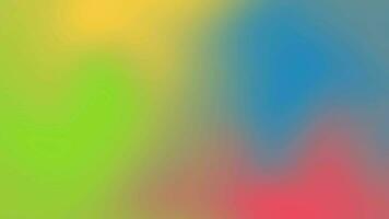 Animated gradient motion background with pink, cyan, yellow, green color combination video