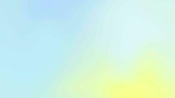 Animated gradient motion background with cyan, yellow color combination video