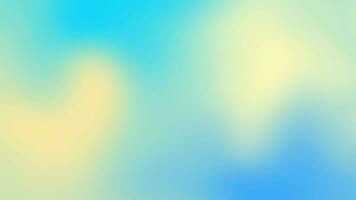 Animated gradient motion background with a light yellow cyan color combination video