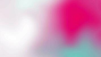 Animated motion gradient background with pink, teal, white color combination video