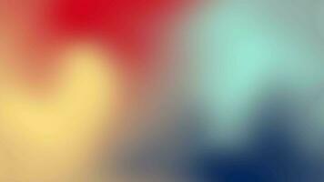 Animated gradient motion background with red, orange, blue, teal color combinations video