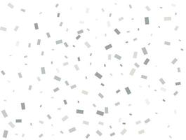 Modern Light silver Rectangular glitter confetti background. Confetti celebration, Falling Silver abstract decoration for party, birthday celebrate, anniversary or event, festive.  Vector