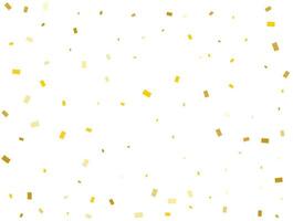 Light Golden Rectangles Confetti Background. Vector illustration