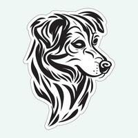 Awesome Dog stickers for dog lovers vector