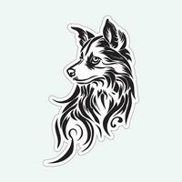 Awesome Dog stickers for dog lovers vector