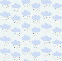 Seamless patterns, hand-drawn used for fabric, textile, print, background and decorative wallpaper vector