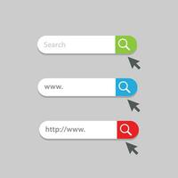 Search bar user interface graphic. Search bar icon for UI and UX design vector