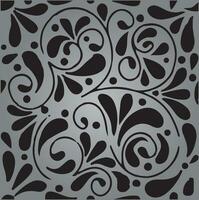 Blacka and white vines pattern vector