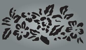 Leaf and Leaves Vector Illustration for Cut out pattern