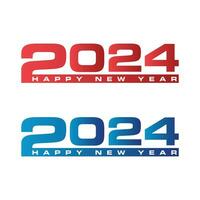 Happy new year 2024 design. Colorful premium vector design for poster, banner, greeting and new year 2024 celebration.