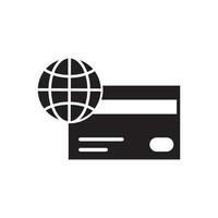 Credit Card scan line icon. Simple element illustration. Credit Card concept outline symbol design. vector