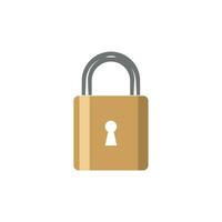 padlock - security icon vector illustration