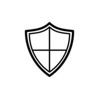 shield icon vector design template