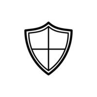 shield icon vector design template