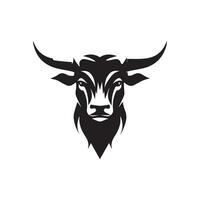 Bull Logo Design Illustration vector