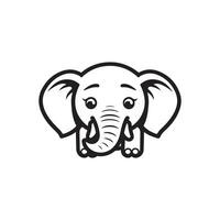 Elephant Icon Design vector