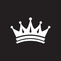 Crown Silhouette Logo vector