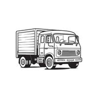 Delivery Truck Vector Logo