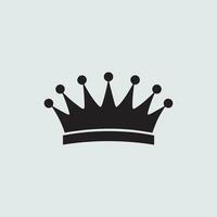 Crown Silhouette Logo vector