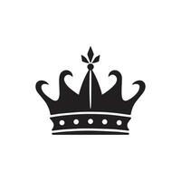 Crown Silhouette Logo vector