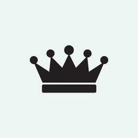 Crown Silhouette Logo vector