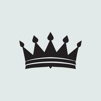 Crown Silhouette Logo vector