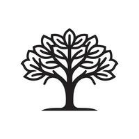 logo de vector de arbol