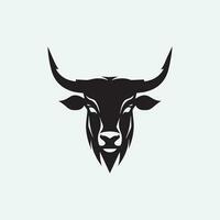 Bull Logo Design Illustration vector