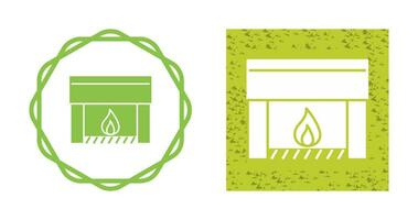 Fireplace Vector Icon